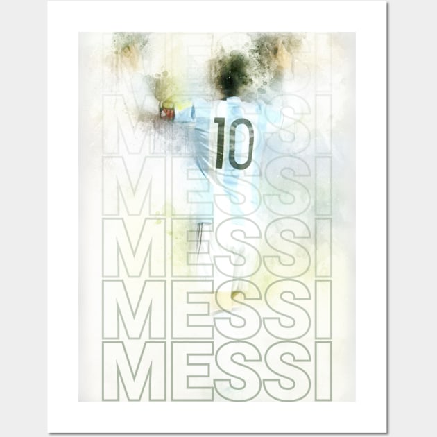 MESSI-1 Wall Art by MufaArtsDesigns